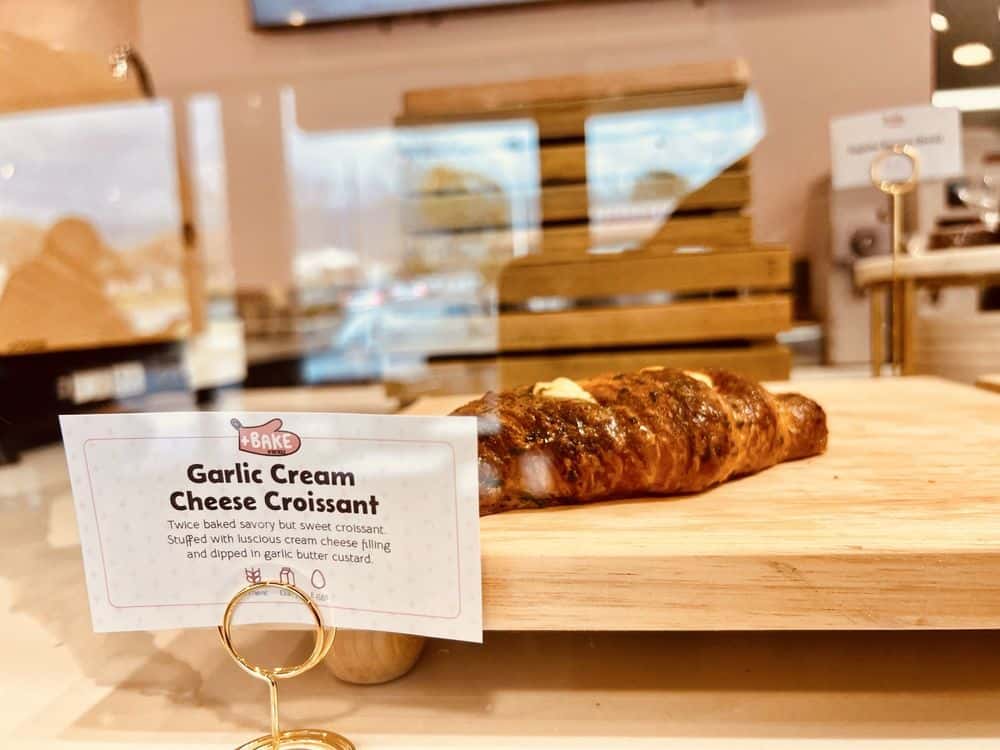 +Bake Cafe - Garlic Cream Cheese Croissant