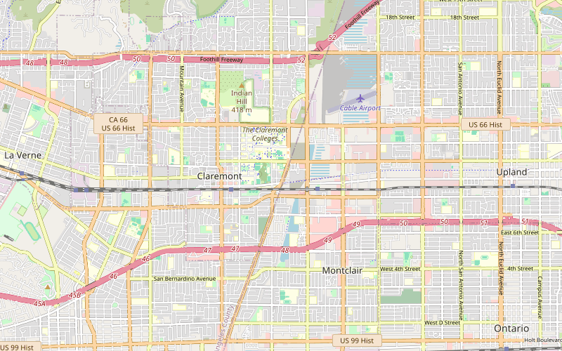 Map of the general Claremont area — exact location of Claremont Craft Ales unconfirmed
